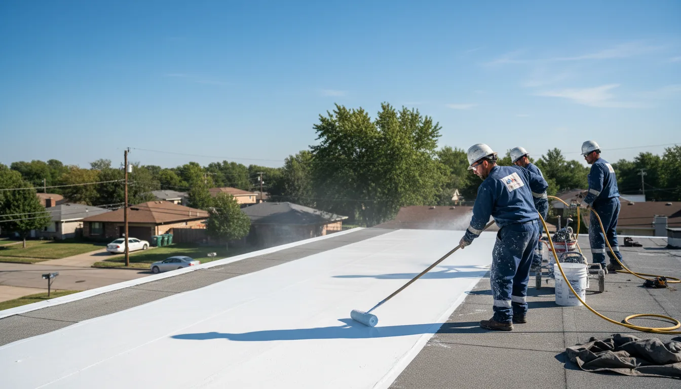 Commercial roof coating in Cairo, MO near me